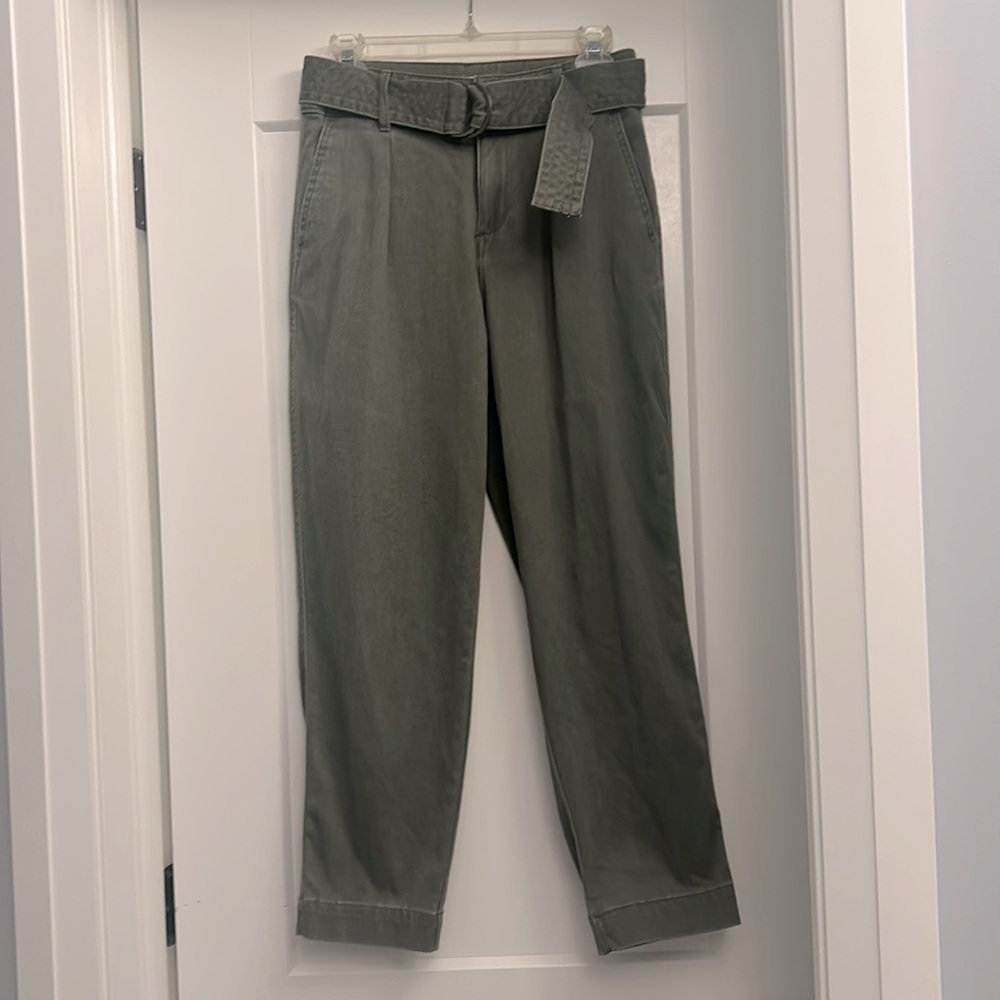 A new day tapered pants - army green - size 2